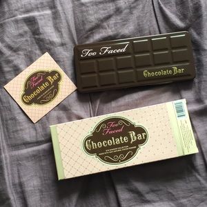 too faced chocolate bar eyeshadow palette 🍫